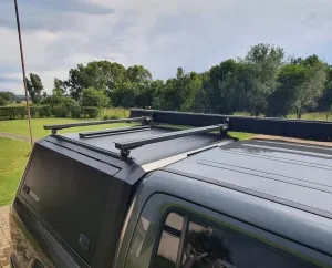 Load Bars fitted on Canopy